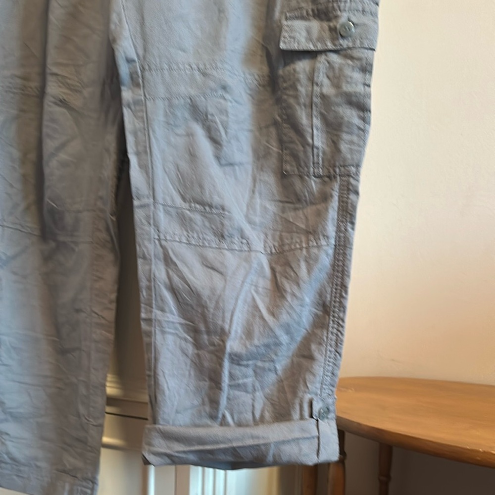 GAP Lightweight Cargo Pants Large Gray - Picture 5 of 5